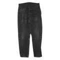 CARHARTT Womens Regular Fit Black Denim Relaxed Straight Jeans W30 L28 Zip