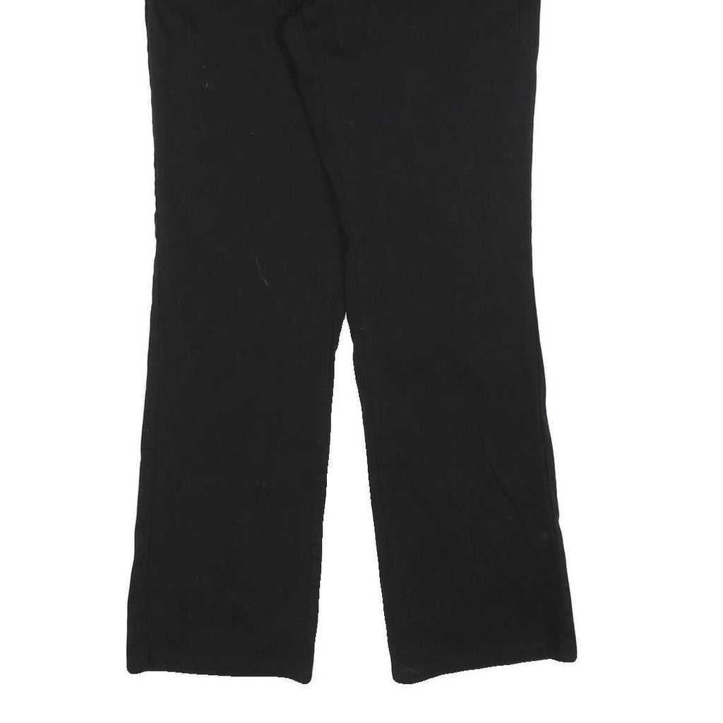 DICKIES Womens Cotton Blend Black Relaxed Straight Trousers W32 L30 Workwear