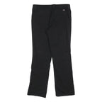 DICKIES Womens Cotton Blend Black Relaxed Straight Trousers W32 L30 Workwear