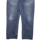 CARHARTT Mens Regular Fit Blue Denim Jeans W36 L26 Zip Closure Classic Style