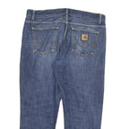 CARHARTT Mens Regular Fit Blue Denim Jeans W36 L26 Zip Closure Classic Style