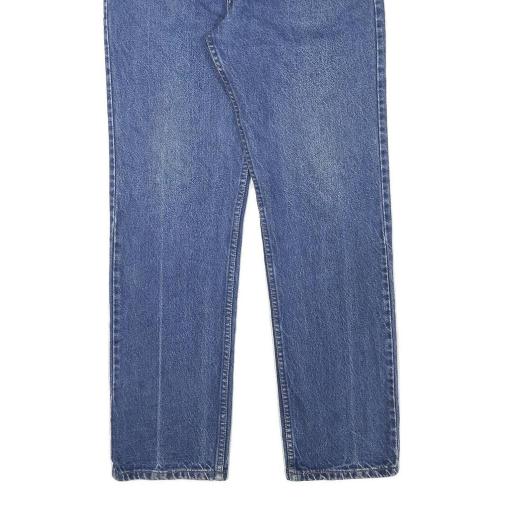 LEVI'S Mens Blue Regular Fit Straight Denim Jeans W32 L30 Classic Cotton Blend