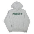 CHAMPION Mens Grey Smithfield Lacrosse Hoodie S Cotton Blend Pullover