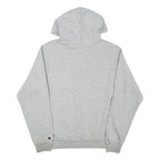 CHAMPION Mens Grey Smithfield Lacrosse Hoodie S Cotton Blend Pullover