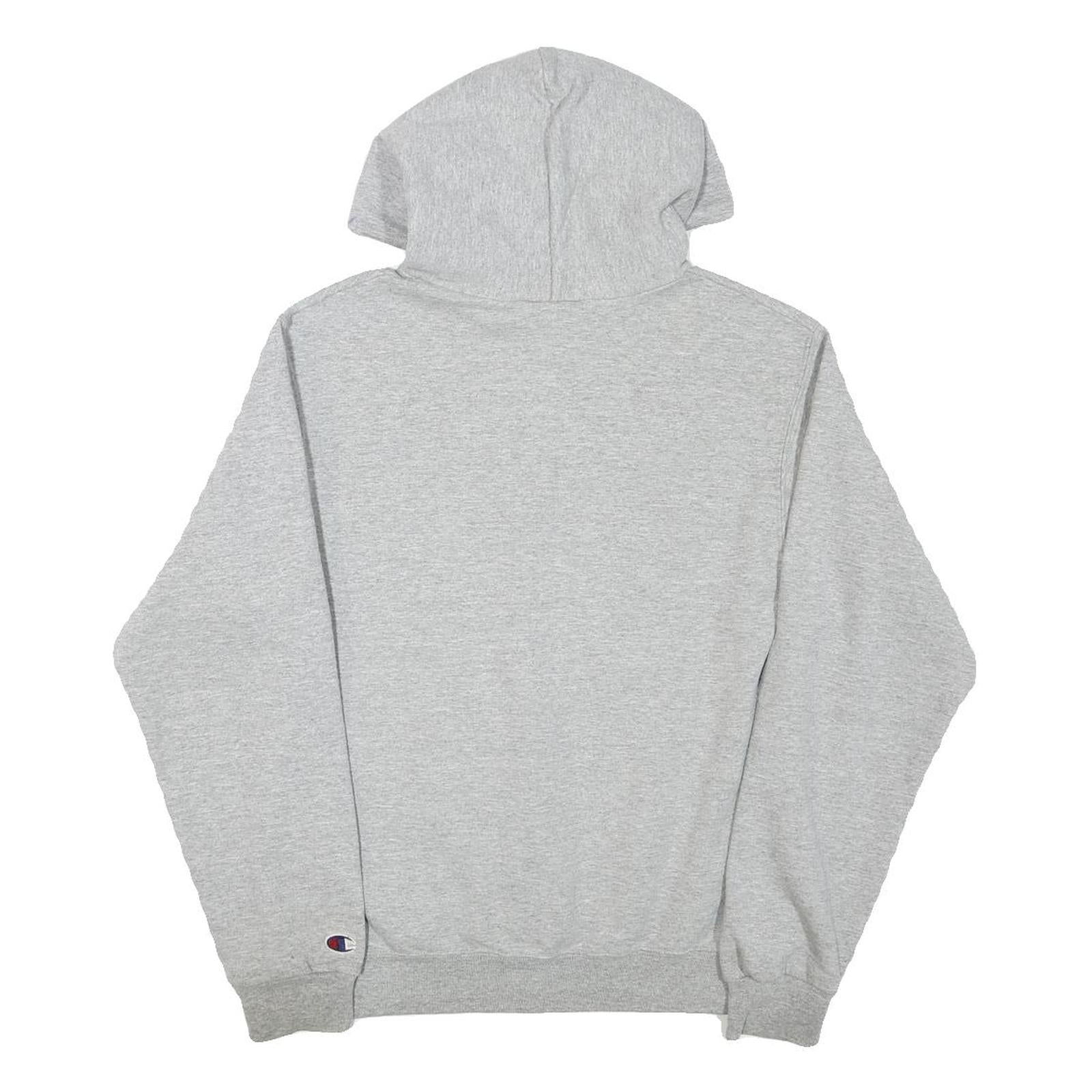 CHAMPION Mens Grey Smithfield Lacrosse Hoodie S Cotton Blend Pullover