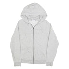 CHAMPION Mens Grey Zip Up Hoodie M Cotton Blend Casual Sweatshirt