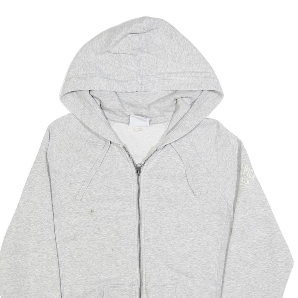 CHAMPION Mens Grey Zip Up Hoodie M Cotton Blend Casual Sweatshirt