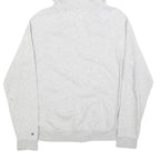 CHAMPION Mens Grey Zip Up Hoodie M Cotton Blend Casual Sweatshirt