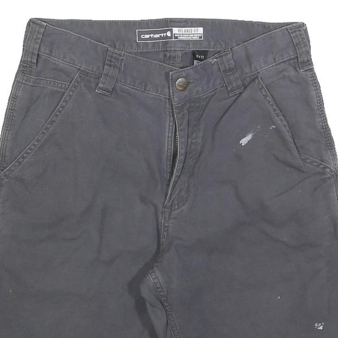 CARHARTT Mens Shorts Grey Casual Relaxed Fit M W30 Workwear Pockets