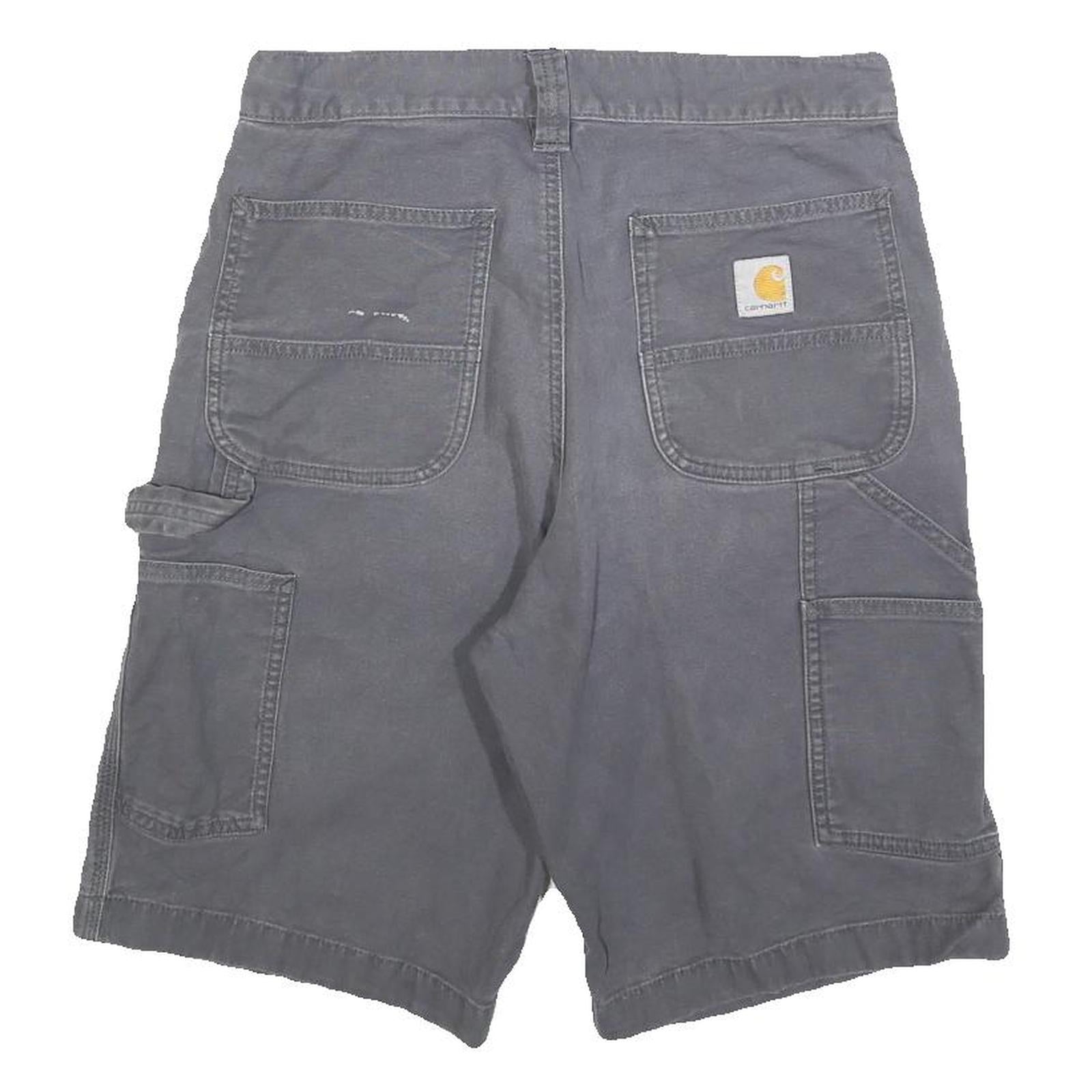 CARHARTT Mens Shorts Grey Casual Relaxed Fit M W30 Workwear Pockets
