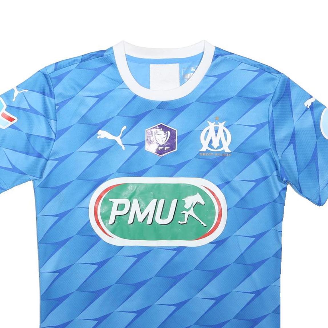 PUMA 19/20 Olympique de Marseille Away Mens Blue Football PAYET 10 Jersey M