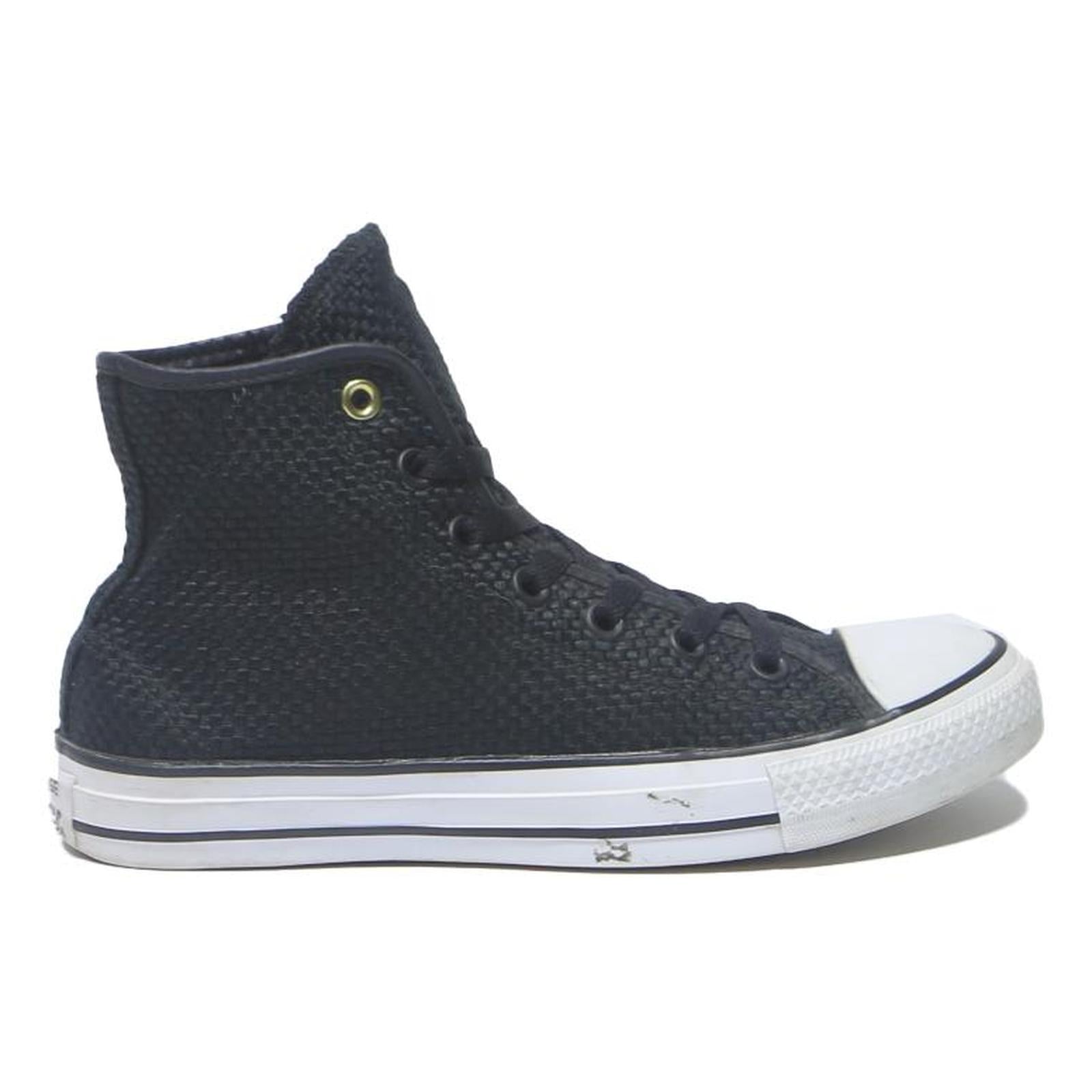 CONVERSE Chuck Taylor All Star Womens High Top Trainers Black Canvas UK 6