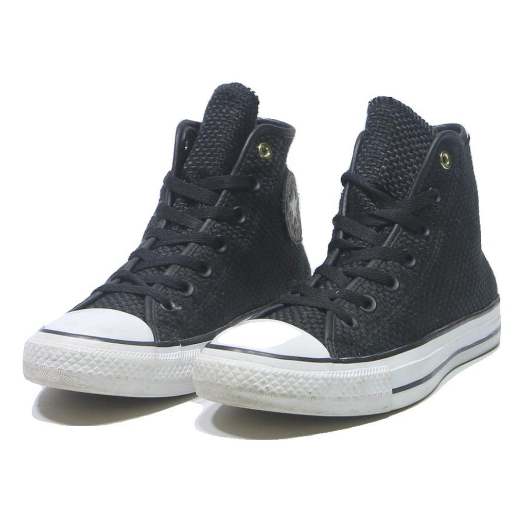 CONVERSE Chuck Taylor All Star Womens High Top Trainers Black Canvas UK 6