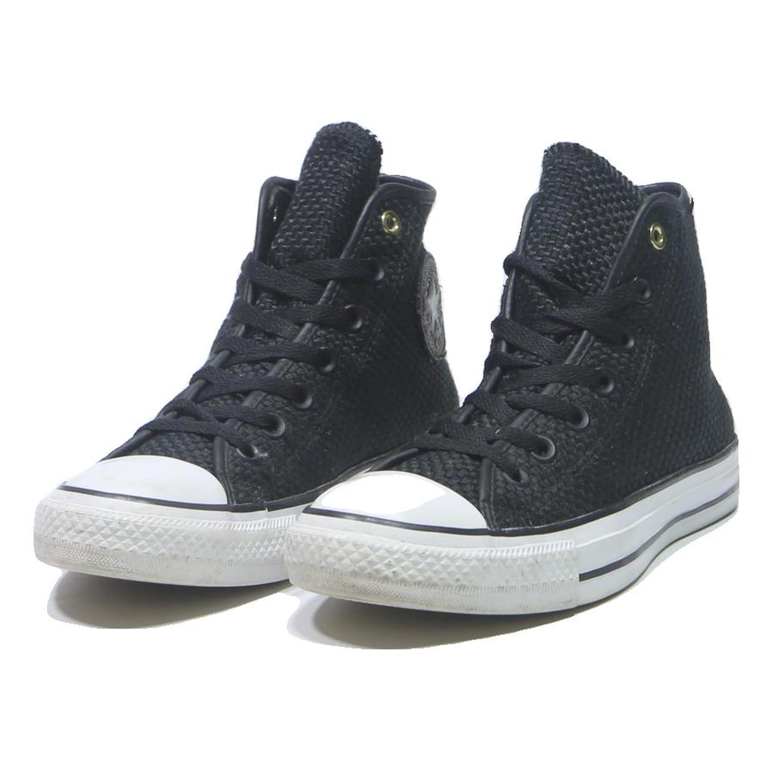 CONVERSE Chuck Taylor All Star Womens High Top Trainers Black Canvas UK 6