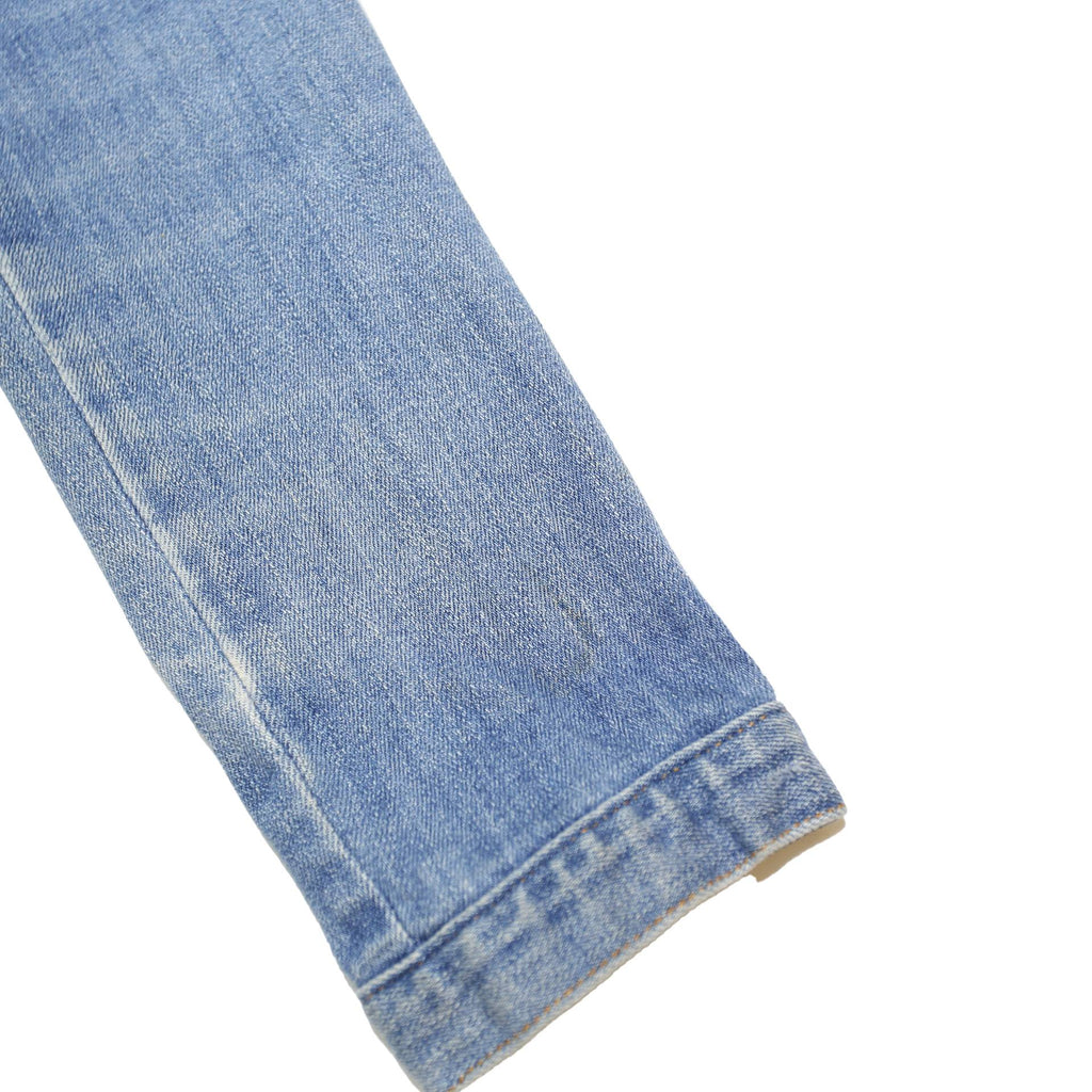 LEVI'S Girls Blue Denim Jacket L Cotton Blend Classic Button Closure Casual