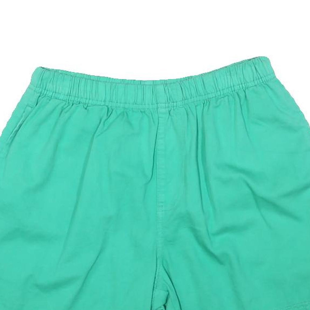 CHUBBIES Womens Shorts Green Casual S W26 Elastic Waist Relaxed Fit
