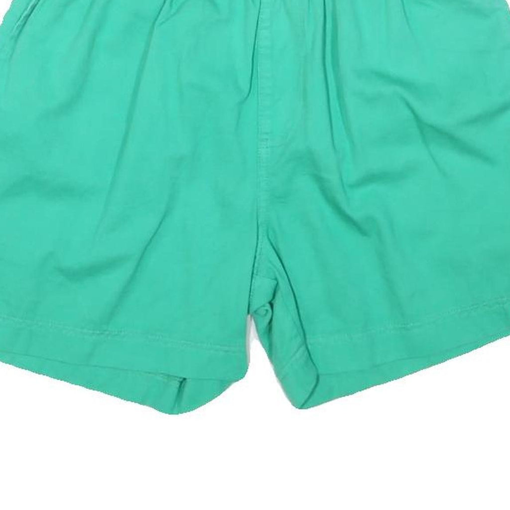 CHUBBIES Womens Shorts Green Casual S W26 Elastic Waist Relaxed Fit