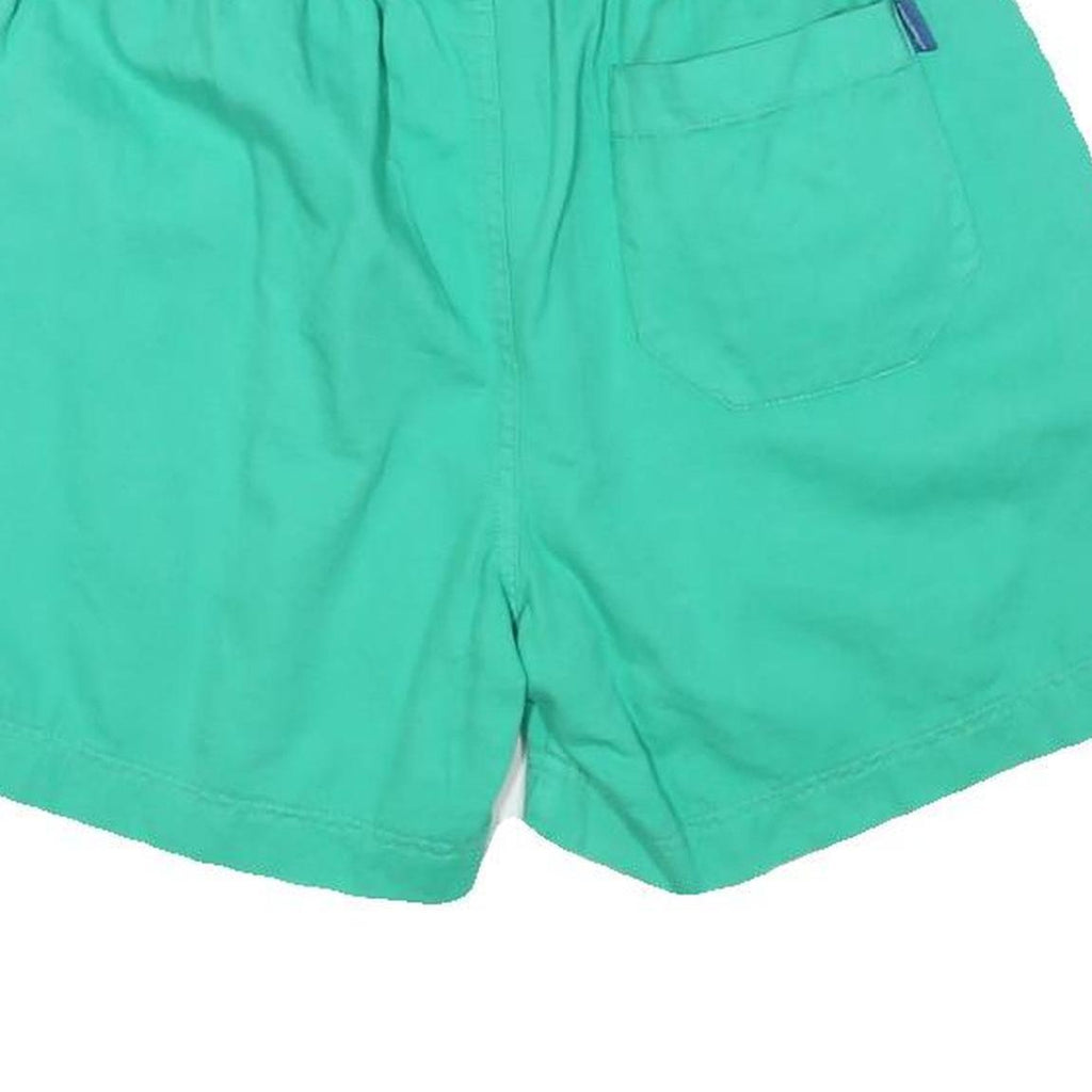 CHUBBIES Womens Shorts Green Casual S W26 Elastic Waist Relaxed Fit