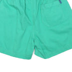 CHUBBIES Womens Shorts Green Casual S W26 Elastic Waist Relaxed Fit