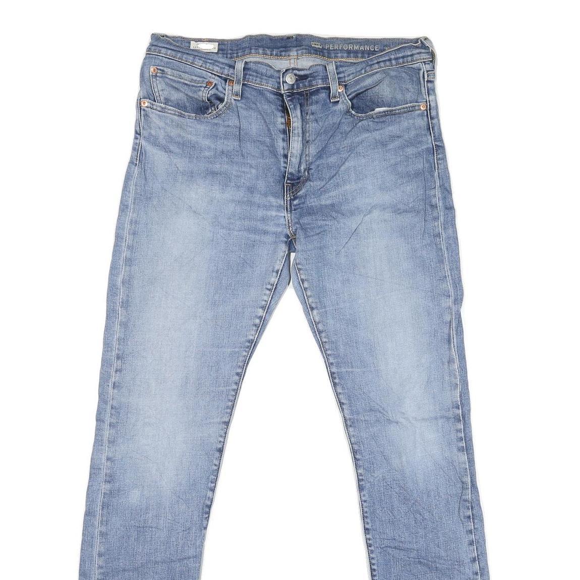 LEVI'S 512 BIG E Mens Jeans Blue Regular Skinny Denim Medium W34 L36 Classic Fit