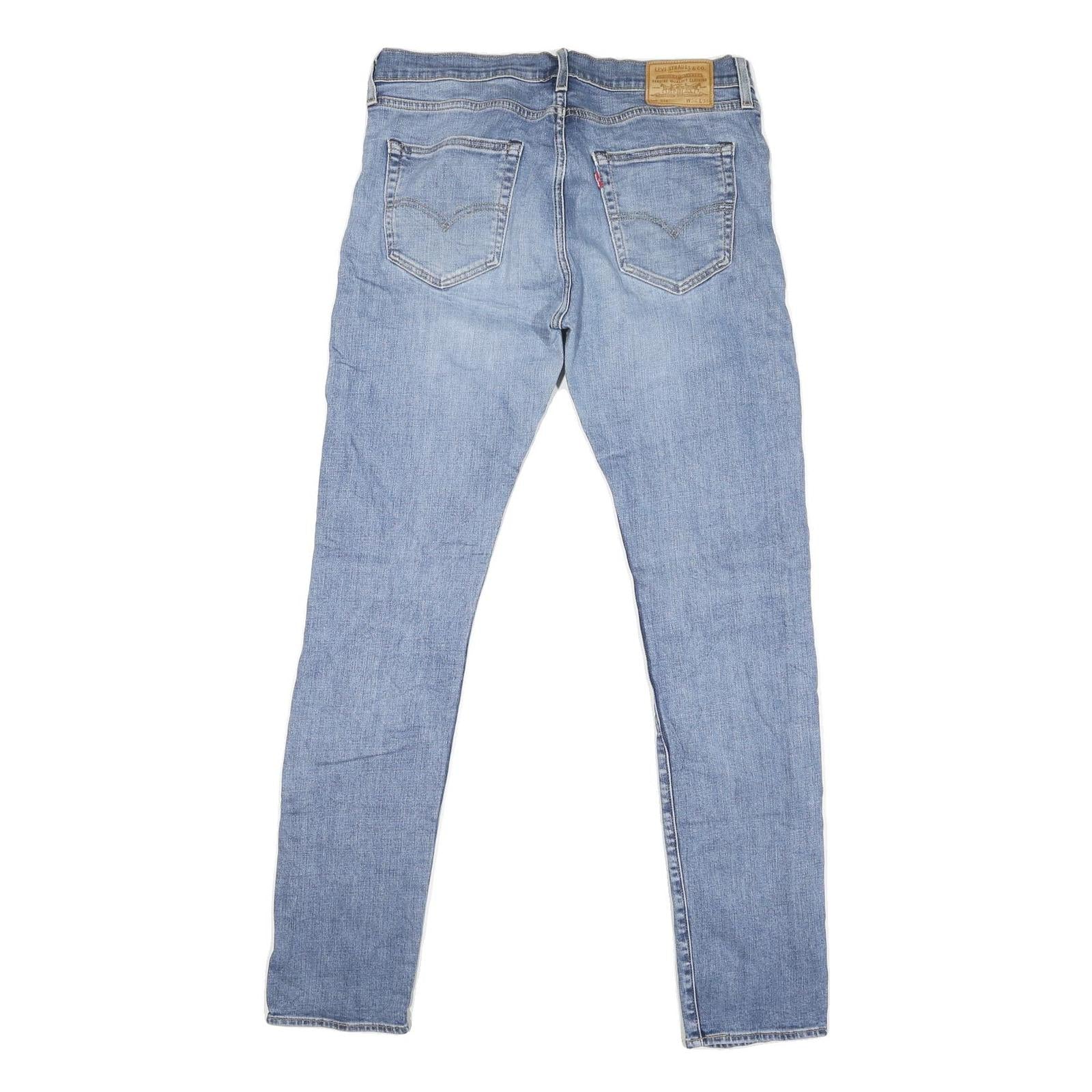 LEVI'S 512 BIG E Mens Jeans Blue Regular Skinny Denim Medium W34 L36 Classic Fit