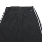 ADIDAS Mens Black Sports Shorts M W28 Polyester Three Stripes Casual Gym