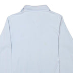 FRED PERRY Boys White Long Sleeve Plain Polo Shirt 14Y Cotton Blend Classic