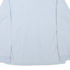 FRED PERRY Boys White Long Sleeve Plain Polo Shirt 14Y Cotton Blend Classic