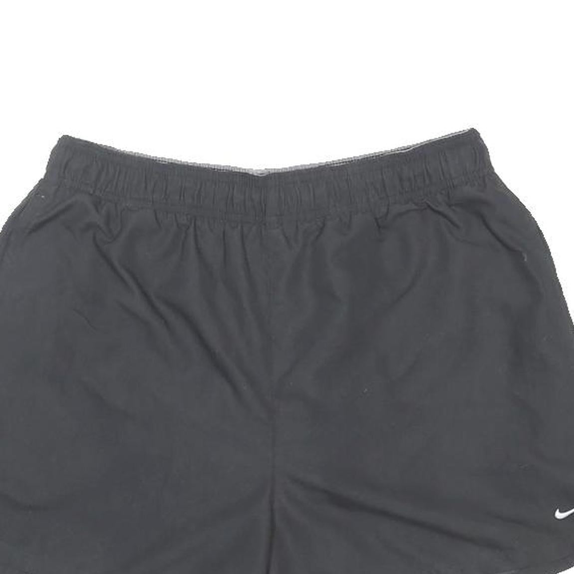 NIKE Mens Black Sports Casual Shorts M W28 Lightweight Polyester