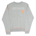 NIKE Mens Grey Sweatshirt Just Do It Crew Neck M Lightweight Cotton Pullover