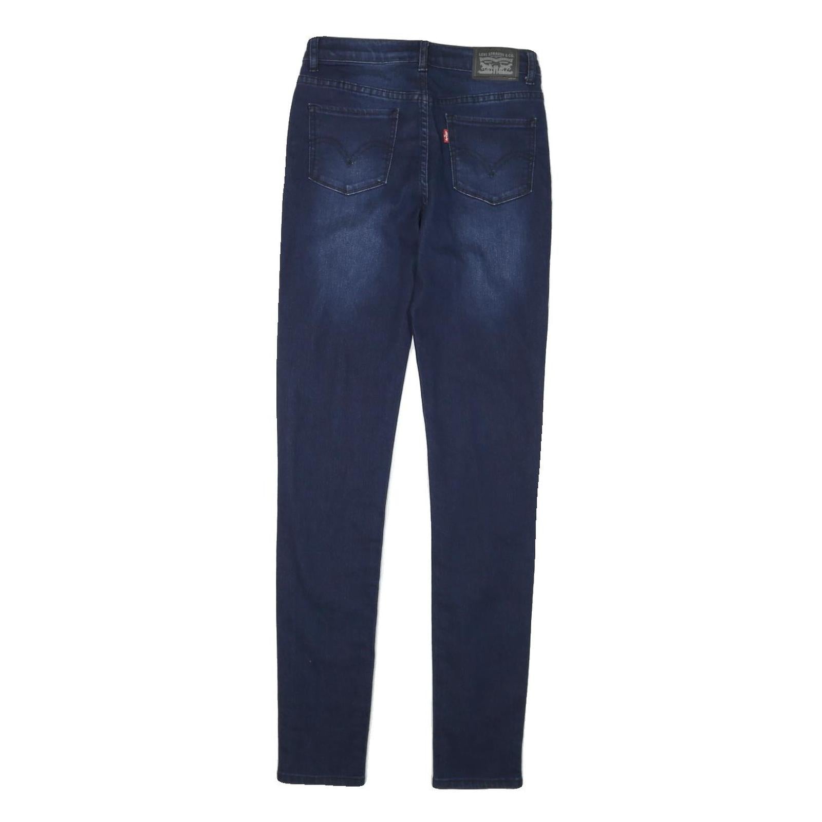 LEVI'S Womens Slim Blue Denim Slim Skinny Jeans W25 L30 Stretch Cotton Blend