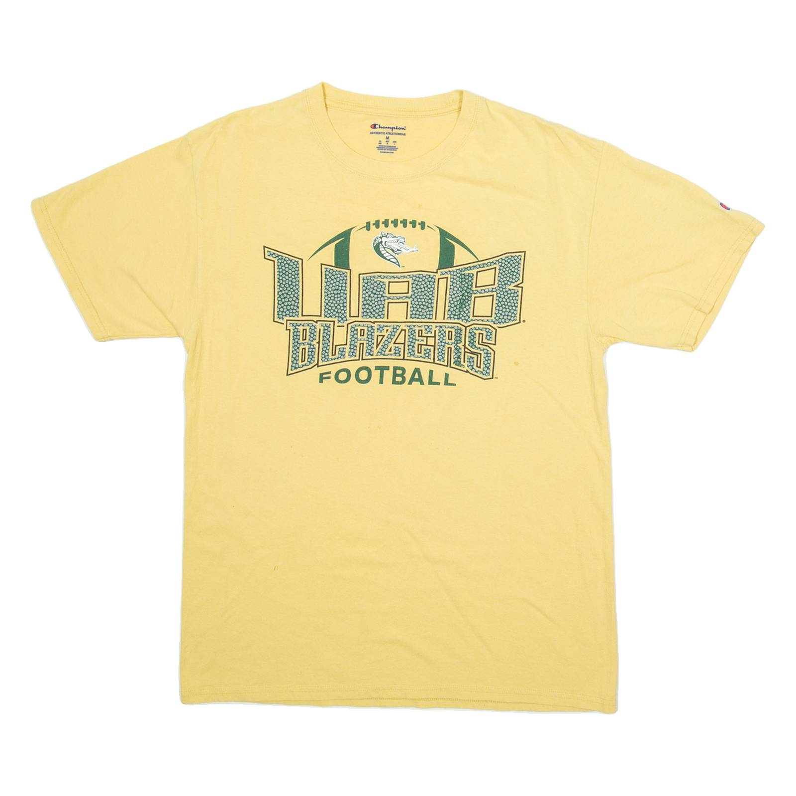 CHAMPION Blazers Football Mens T-Shirt Yellow USA M
