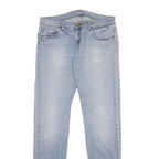 CARHARTT Womens Slim Fit Light Blue Denim Jeans W31 L32 Classic Zip Cotton Blend