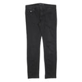 WHISTLES Womens Jeans Black Slim Skinny Denim W30 L30 Zip Cotton Blend