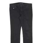 WHISTLES Womens Jeans Black Slim Skinny Denim W30 L30 Zip Cotton Blend