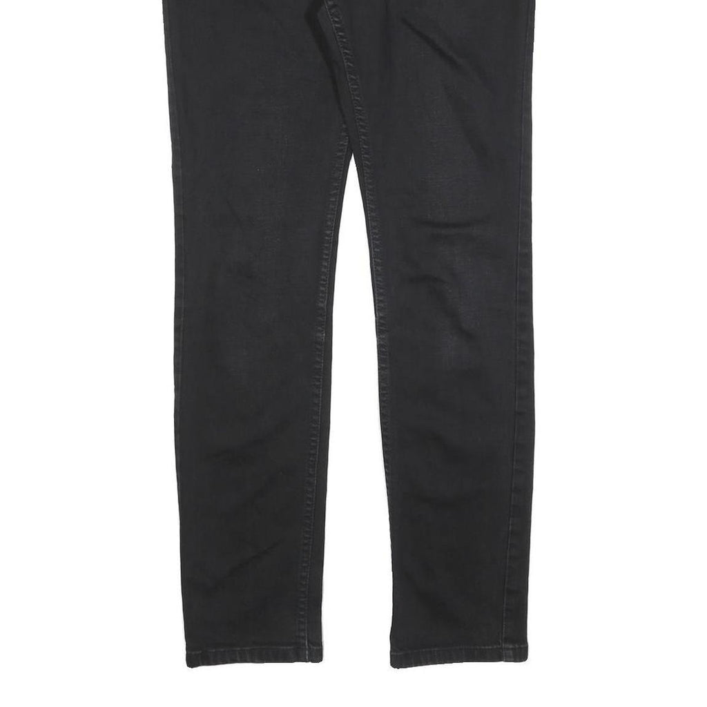 WHISTLES Womens Jeans Black Slim Skinny Denim W30 L30 Zip Cotton Blend