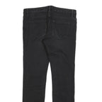 WHISTLES Womens Jeans Black Slim Skinny Denim W30 L30 Zip Cotton Blend