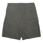 DICKIES Mens Grey Cargo Shorts 2XL W42 Cotton Workwear Pockets