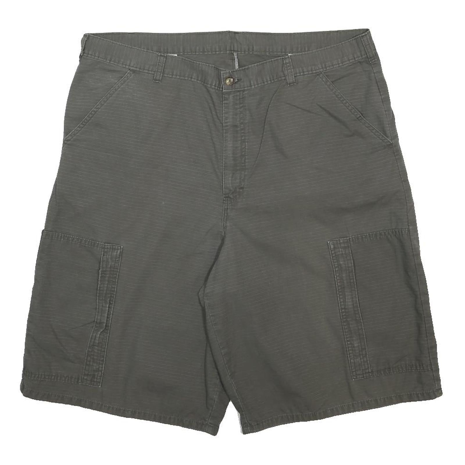 DICKIES Mens Grey Cargo Shorts 2XL W42 Cotton Workwear Pockets