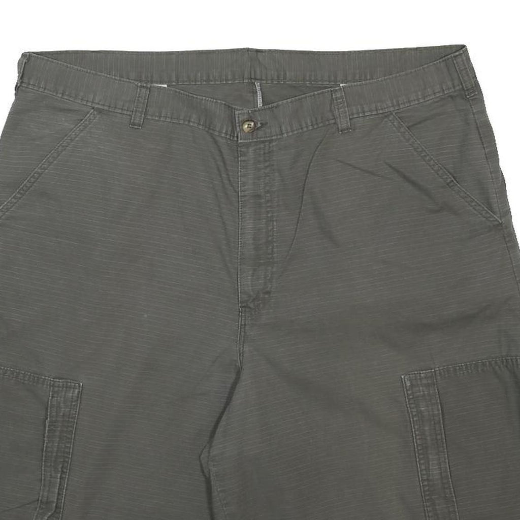 DICKIES Mens Grey Cargo Shorts 2XL W42 Cotton Workwear Pockets