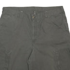 DICKIES Mens Grey Cargo Shorts 2XL W42 Cotton Workwear Pockets