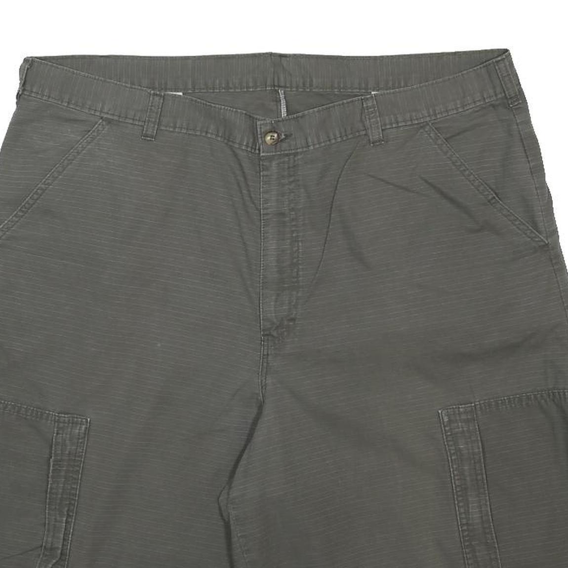 DICKIES Mens Grey Cargo Shorts 2XL W42 Cotton Workwear Pockets