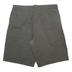 DICKIES Mens Grey Cargo Shorts 2XL W42 Cotton Workwear Pockets