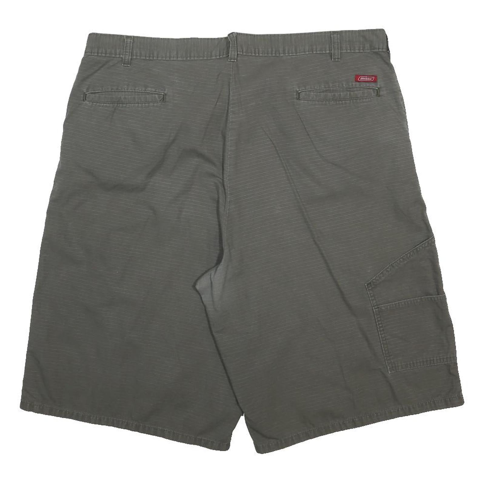 DICKIES Mens Grey Cargo Shorts 2XL W42 Cotton Workwear Pockets