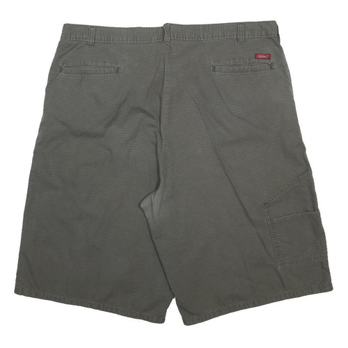 DICKIES Mens Grey Cargo Shorts 2XL W42 Cotton Workwear Pockets