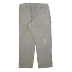 DICKIES Mens Regular Fit Grey Cotton Blend Jeans W36 L32 Workwear Classic