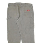 DICKIES Mens Regular Fit Grey Cotton Blend Jeans W36 L32 Workwear Classic