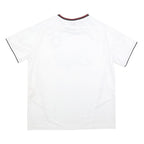 LFC Mens White Football T-Shirt XL Short Sleeve Crew Neck Carlsberg Logo
