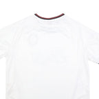 LFC Mens White Football T-Shirt XL Short Sleeve Crew Neck Carlsberg Logo