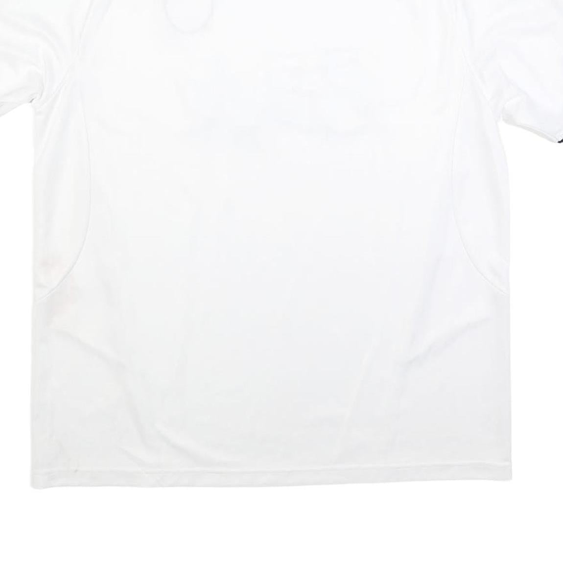 LFC Mens White Football T-Shirt XL Short Sleeve Crew Neck Carlsberg Logo